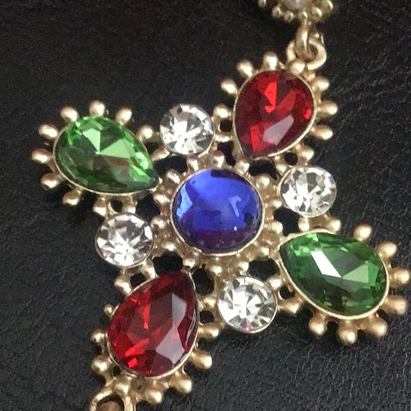 90’s style colorful drop earrings new - Picture 4 of 6